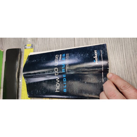 Vintage Pickett 902-ES All Metal Slide Ruler w/Original Box & Instructions, Case - Picture 11 of 15